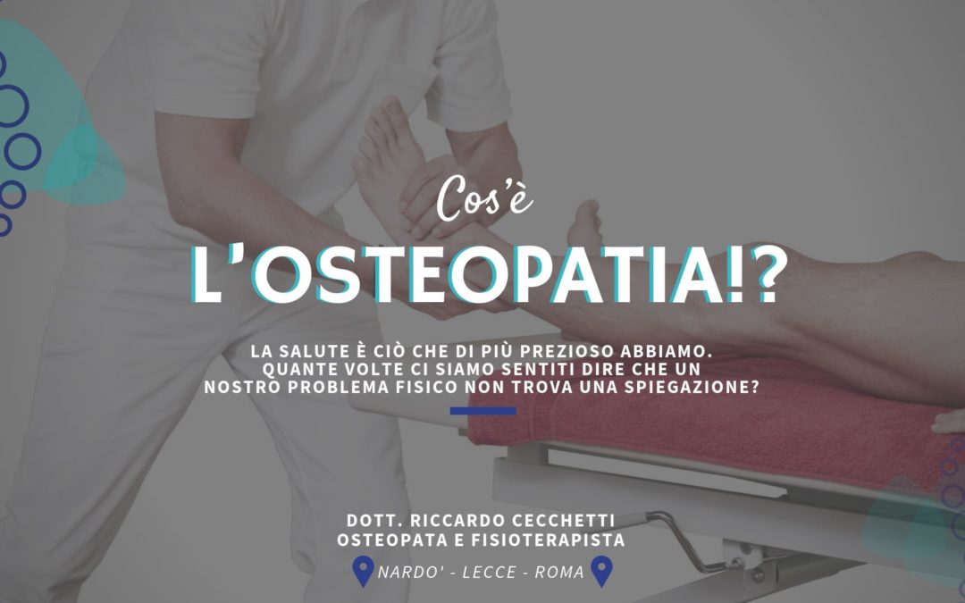 Cos’è l’Osteopatia